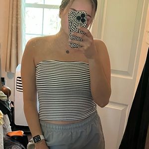 american eagle stripped tube top